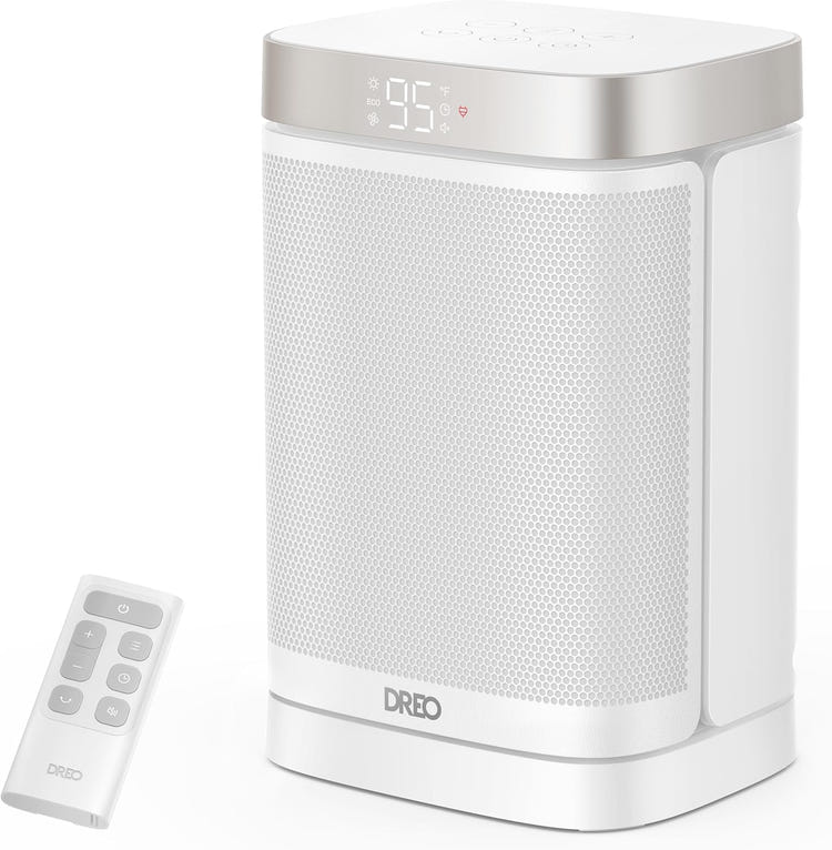 Dreo Space Heater, 1500W Portable Electric Heaters for Indoor Use