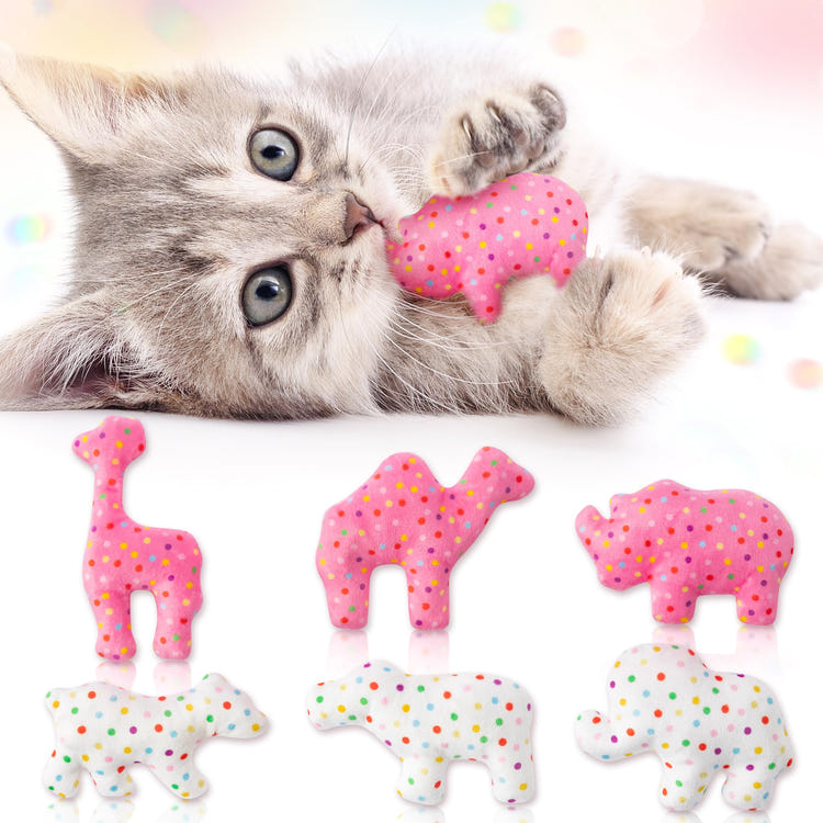 MALLMALL6 Halloween Catnip Toys – 5pcs Pumpkin Teething Set for Kittens & Cats