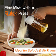 TrendPlain 16oz/470ml Glass Olive Oil Sprayer for Cooking