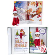The Elf on the Shelf: A Christmas Tradition - Boy Scout Elf with Blue Eyes - Includes Artfully Illustrated Storybook, Keepsake Box and Official Adoption Certificate