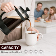 Utopia Kitchen 34 Ounce 1 Liter French Press Coffee Maker