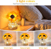 Rechargeable Sunflowers Cordless Touch Table Lamp