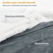 Catalonia Sherpa Wearable Blanket with Sleeves Arms