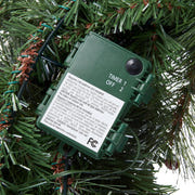 National Tree 24 Inch Pre-Lit Crestwood Spruce Christmas Wreath with LED Lights