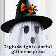 2-Pack Halloween Ghost Decorations with Remote-Controlled String Lights