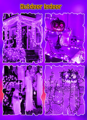 Brightown Battery Operated Halloween Lights Outdoor
