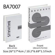 Bauhaus Luxury Fake Book Storage Box