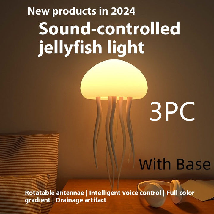 Jellyfish Mood Lamp LED Jellyfish Night Light For Bedside Desk