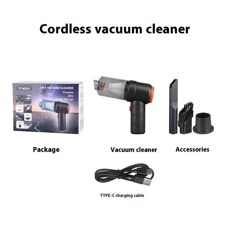 Wireless Portable Vacuum 2000mAh Car Cleaner USB Charging Deep Cleaning Handheld
