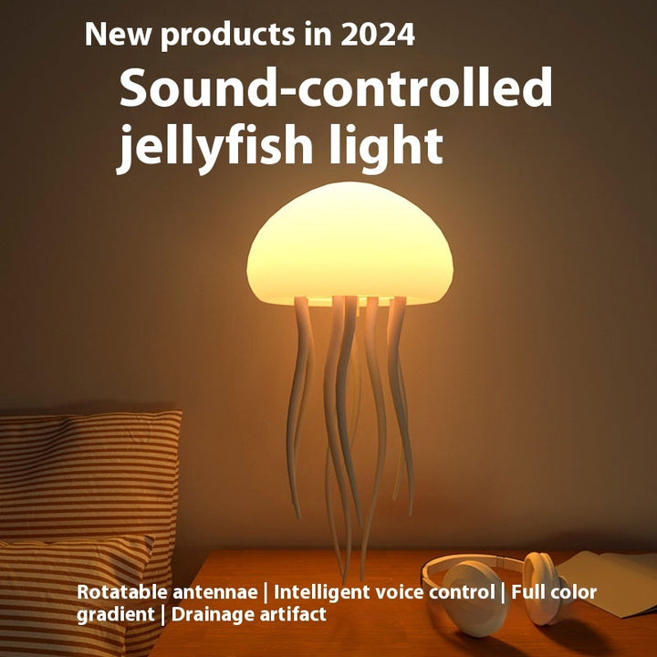 Jellyfish Mood Lamp LED Jellyfish Night Light For Bedside Desk