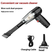 Wireless Portable Vacuum 2000mAh Car Cleaner USB Charging Deep Cleaning Handheld