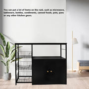 Shelf Organizer Rack Kitchen Storage Cabinet Floor Standing